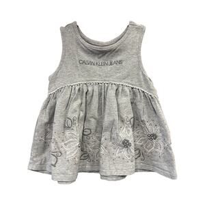 5/$20 Flowy Gray Tank - Calvin Klein - 5